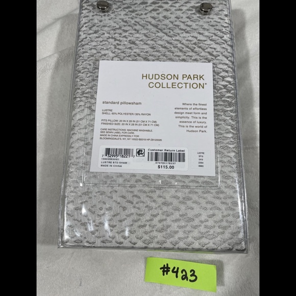 NEW [ 1 Standard‎ ] Lustre Pillow Sham Case for Hudson Park - Picture 2 of 12